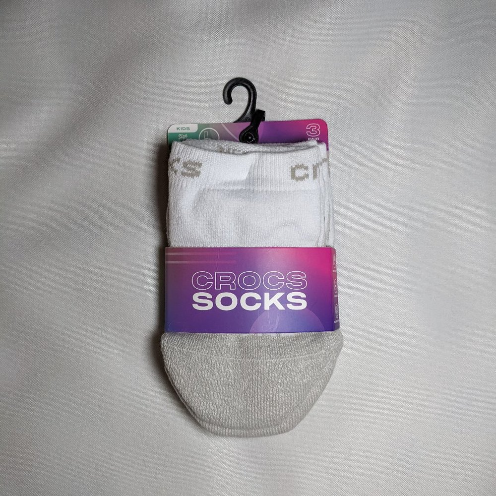 3 pack kids crocs socks